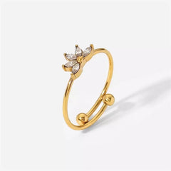 Lotus Ring (Adjustable Size)