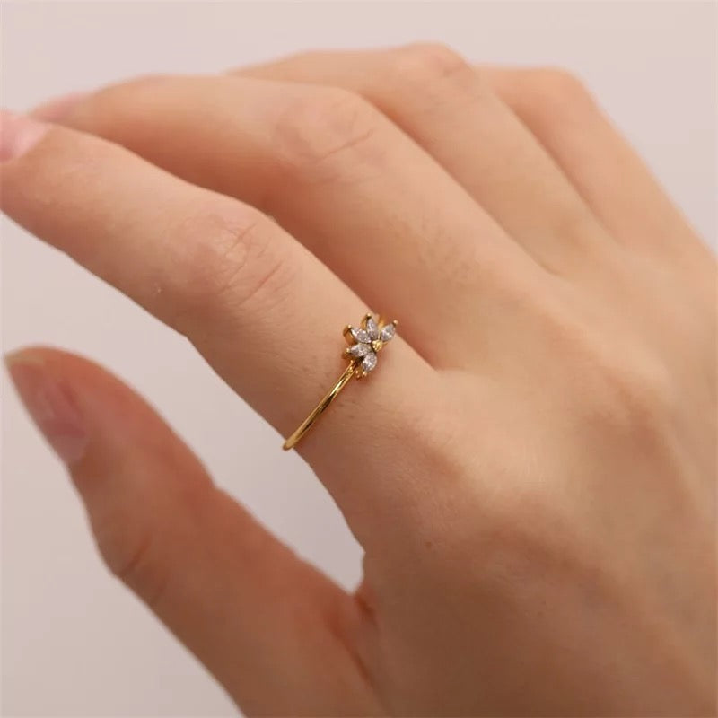 Lotus Ring (Adjustable Size)