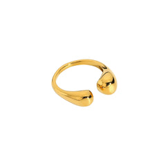 Waterdrop Gold Ring